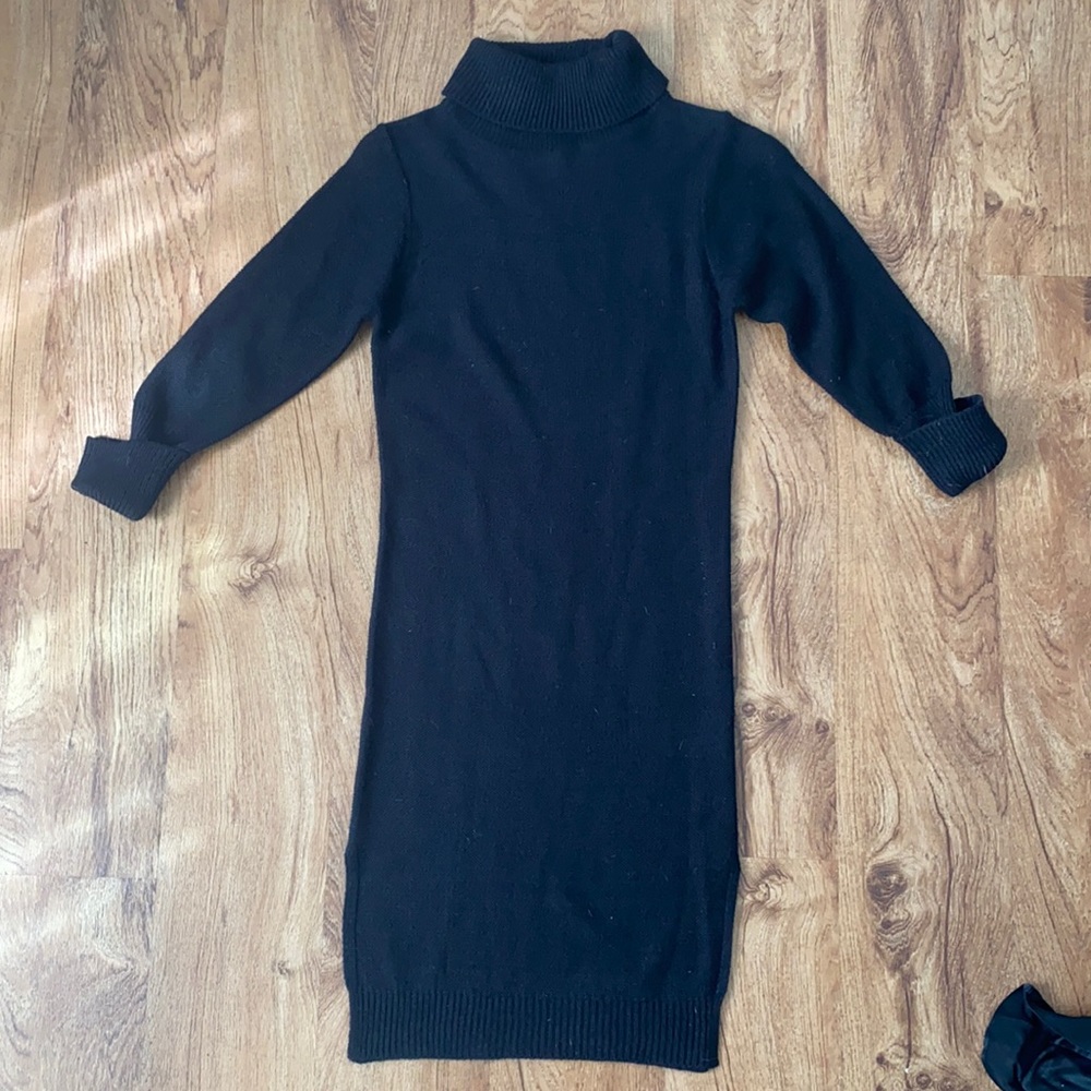 Brave Soul Black turtleneck knit dress, XS
